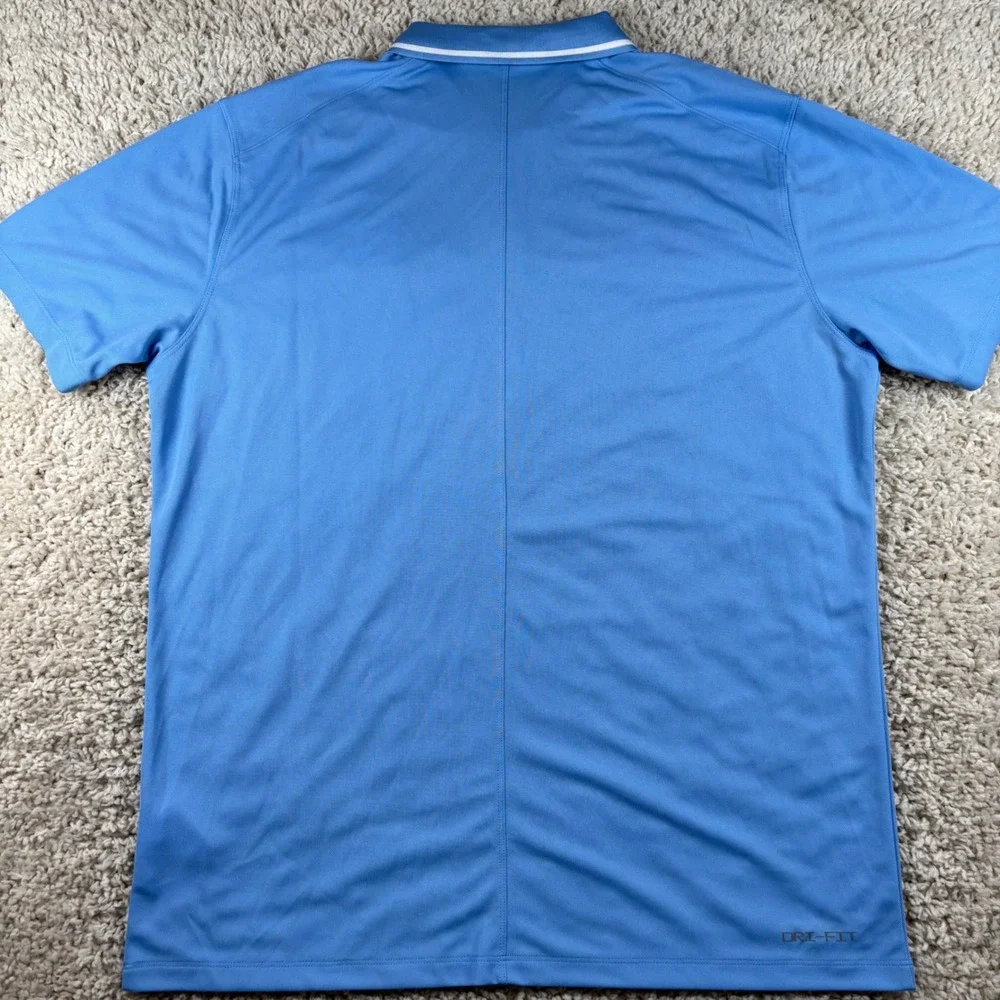 Jordan North Carolina Tar Heels Polo Shirt Mens Large UNC Football Team Issue L